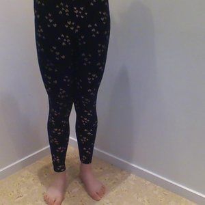 Cat and Jack Gold Heart Leggings